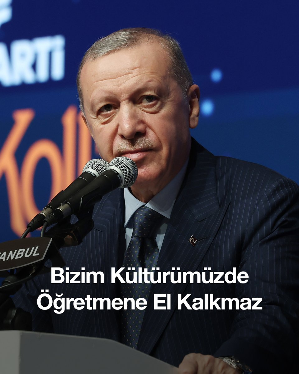 Bizim kültürümüzde öğretmene asla el kalkmaz, öğretmenin eli öpülür…