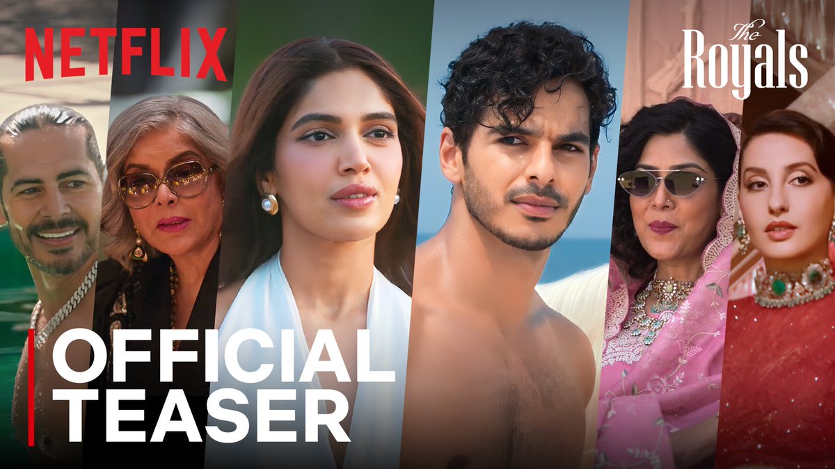 Cue the trumpets because, Maharajas, couture dresses and a rom-com with #IshaanKhatter and bhumi pednekar is on its way✨❤️ The Royals is coming soon, only on Netflix. #TheRoyals #TheRoyalsOnNetflix #NextOnNetflixIndia