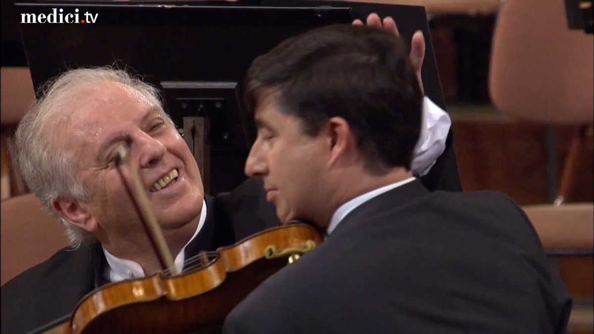 At their beloved New Year's Concert in 2009, the Vienna Philharmonic invited Daniel Barenboim to conduct the festivities — and he made the most of the opportunity,