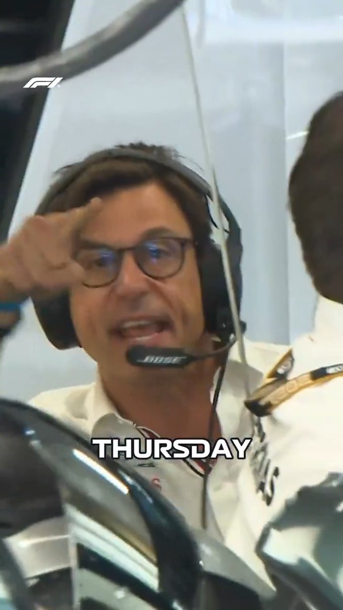 Your week by Wolff ๐ญ (Don't worry, Monday will be over soon!) #F1 Mercedes-AMG PETRONAS F1 Team