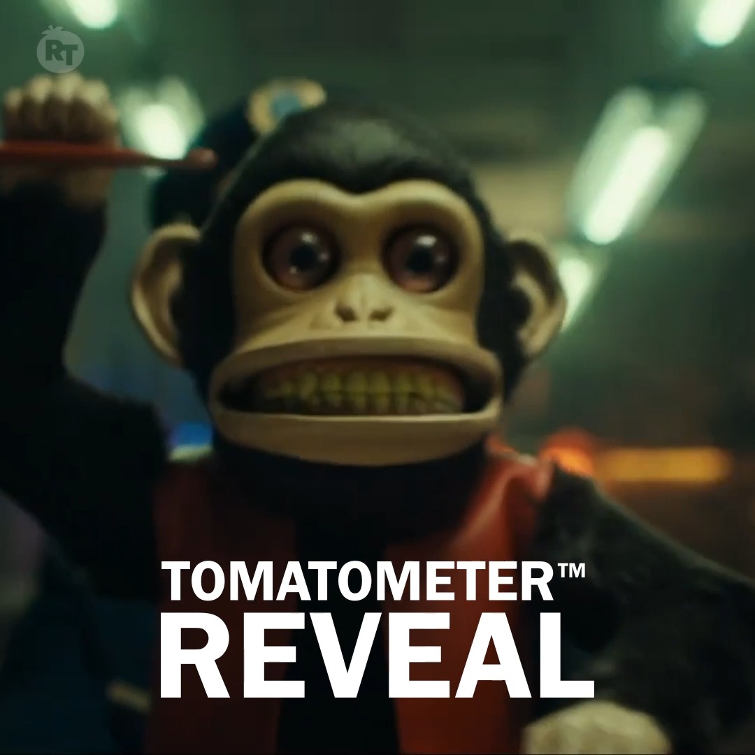 The first reviews are in for #TheMonkey - currently it's Fresh at 91% on the Tomatometer, with 11 reviews: