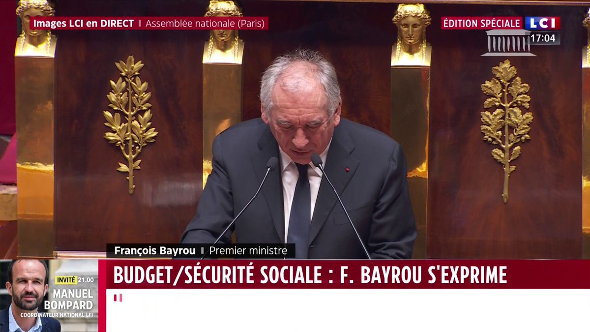 🇫🇷 ALERTE - François Bayrou DÉCLENCHE un 2ème 49.3, cette fois-ci sur le budget de la Sécurité sociale, risquant ainsi de CHUTER avec son GOUVERNEMENT.