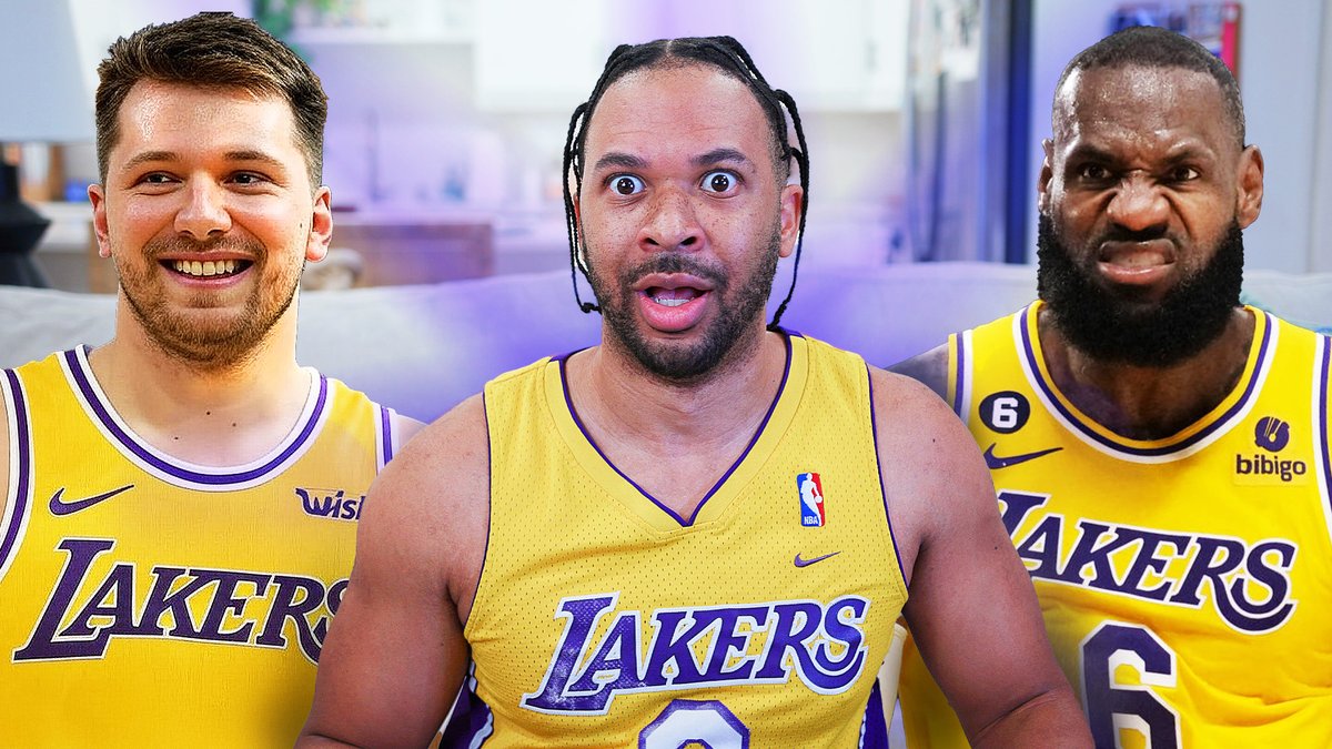 Lakers fans after getting Luka