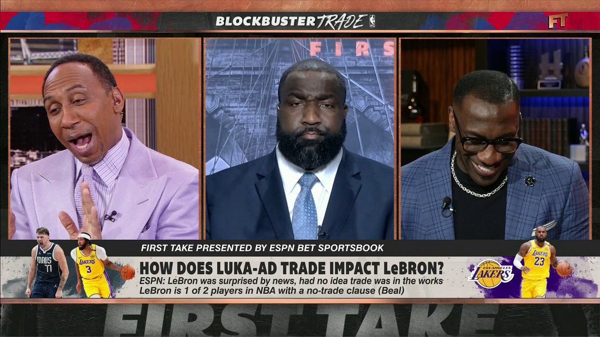 LeBron goes to the Knicks in Stephen A Smith’s dream world 💭 Kendrick Perkins and shannon sharpe want him to WAKE UP 😂