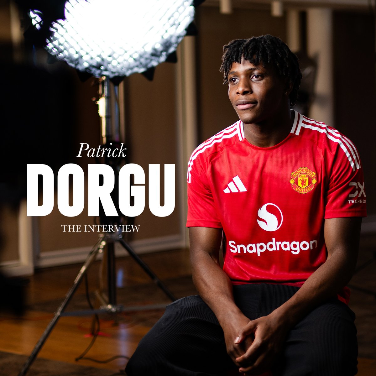 The right mindset is key 🧠💯 Patrick Dorgu's first United interview is in 📨⬇️ #MUFC