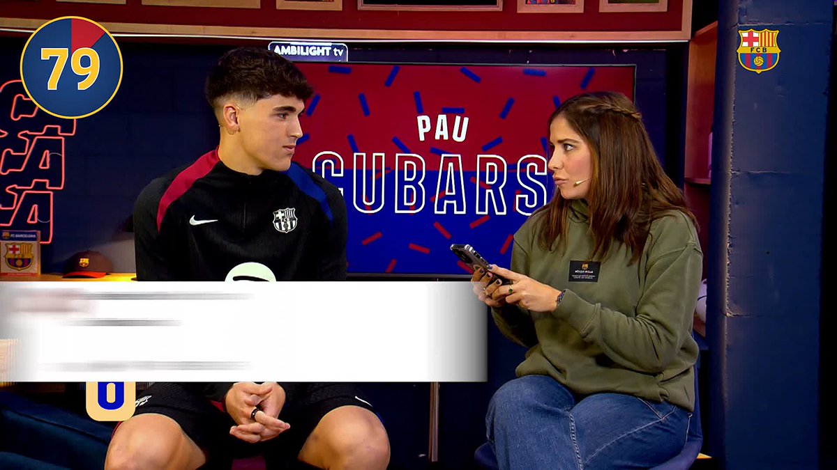 🎥 𝟵𝟬 𝗦𝗘𝗖𝗢𝗡𝗗𝗦 𝗖𝗛𝗔𝗟𝗟𝗘𝗡𝗚𝗘 👦 Pau Cubarsí What is his favorite fruit? 😋😋😋