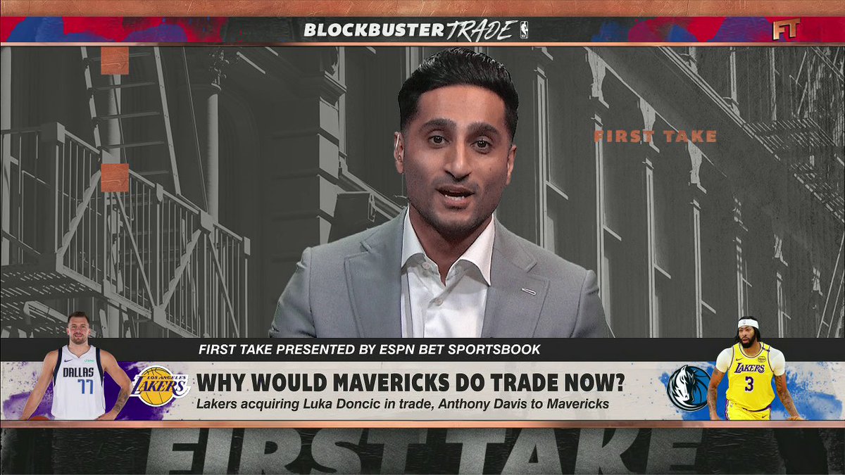 “This is Nico Harrison and the Mavericks believing Anthony Davis gives this team with Kyrie Irving, Klay Thompson, and the rest of this roster a better chance to win a championship than with Luka Doncic on it.” Shams Charania on the Anthony Davis-Luka Doncic trade 🔊