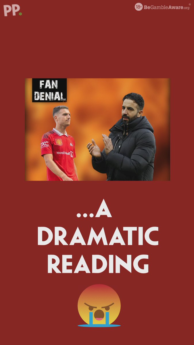It's all going wrong for Man United after another home defeat. Ruben Amorim has taken them from 13th to 13th. Yet again, it's a United... #FanDenial. 18+ GambleAware