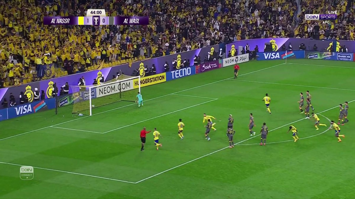 رونالدو يسجل الهدف الثاني للنصر من علامة الجزاء #دوري_أبطال_آسيا_للنخبة | #النصر_الوصل #AFCChampionsLeague