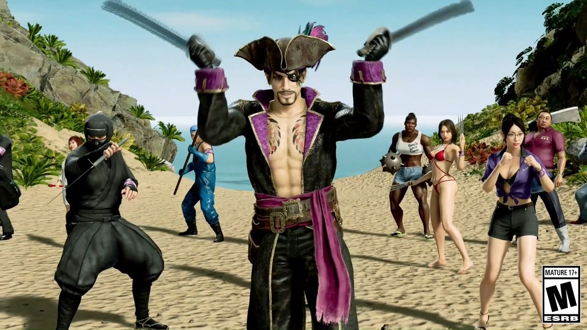 Chargin' into the week with Captain Majima and crew in all-out battles where you'll take on 100 enemies⚔️ ⚓Like a Dragon:Pirate Yakuza in Hawaii sets sail Feb 21st 🐍Pre-order to add Ichiban &amp; Nancy to yer crew + 2 of Ichiban's iconic outfits!