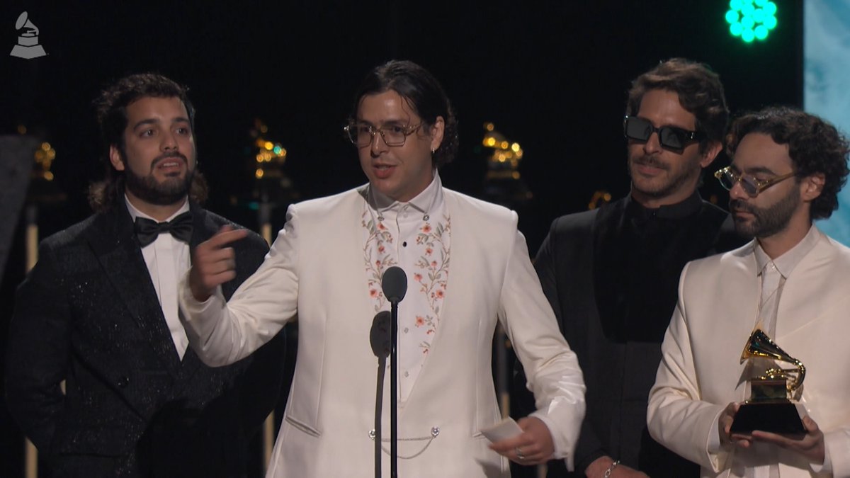 Congrats Best Latin Rock or Alternative Album winner - '¿Quién trae las cornetas?' @rawayana. #GRAMMYs ICYMI, rewatch the #GRAMMYPremiere Ceremony: