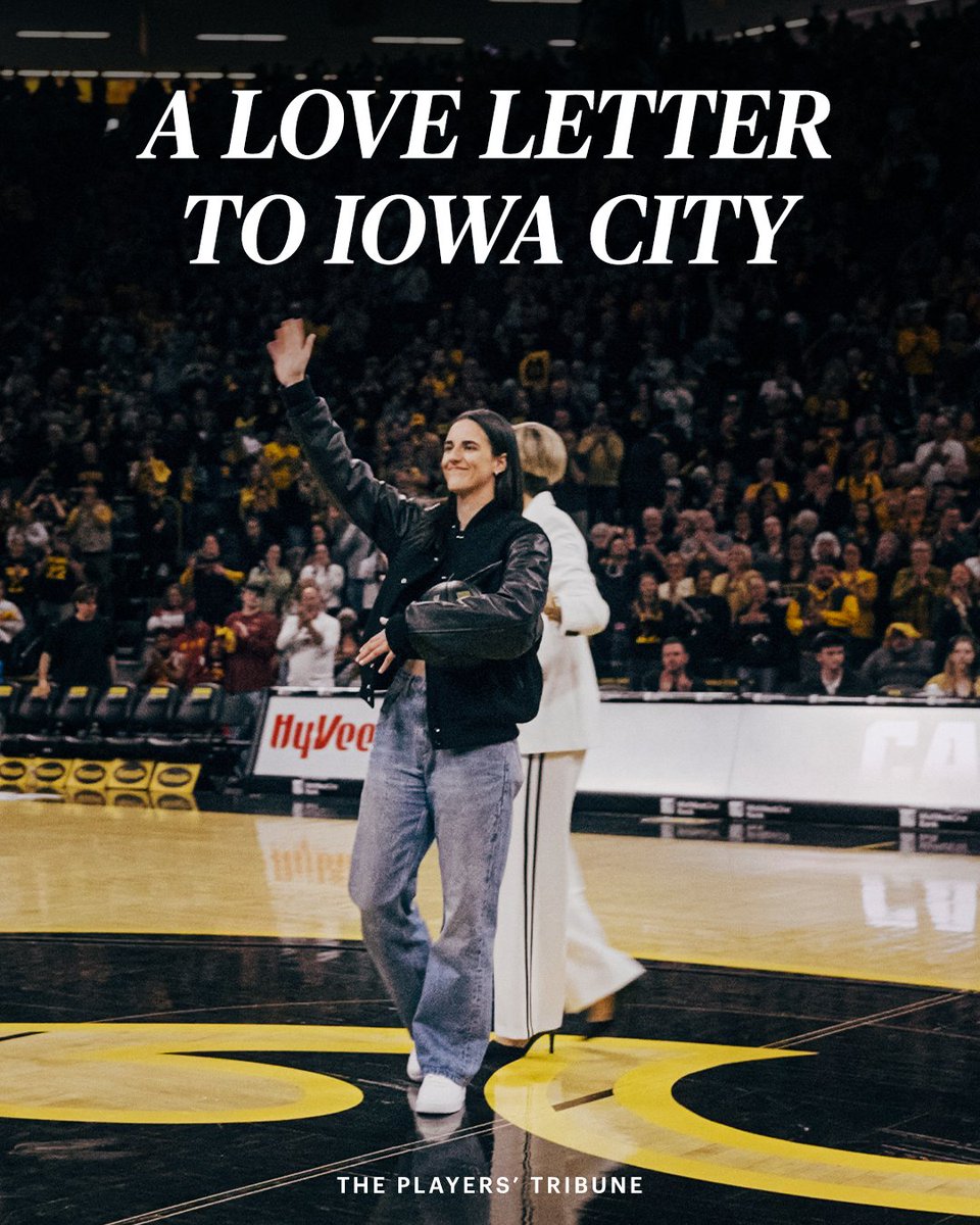 “There’s really no place like Iowa City.” A love letter from Iowa Women's Basketball fans to No. 22 and their city. 💛