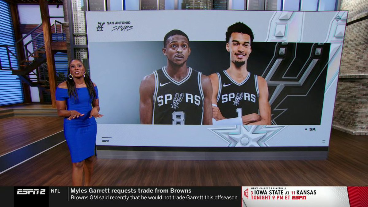 "The Spurs can not be slept on" Chiney Ogwumike breaks down how the Spurs new star De'Aaron Fox will help bring San Antonio back to relevancy.