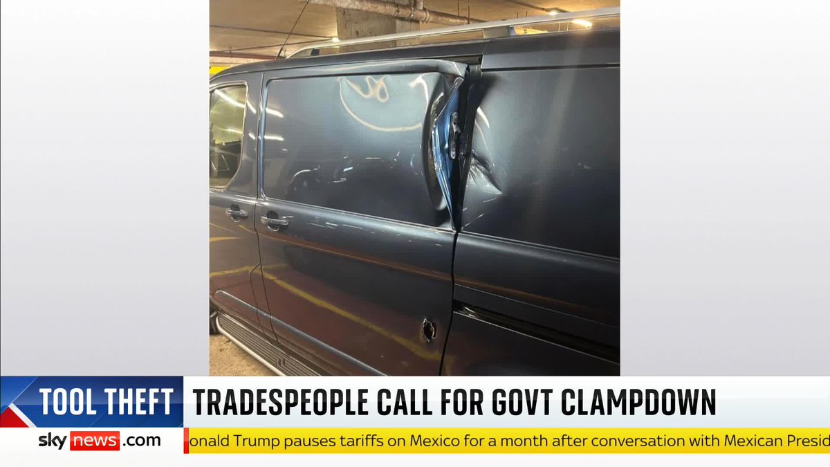 'I would rather get a £60 fine because I parked on a double yellow line than go to a job where I can't see my van' Founder of Trades United Shoaib Awan tells Sarah-Jane Mee the government needs to clampdown on tool theft. 📺 Sky 501 and YouTube