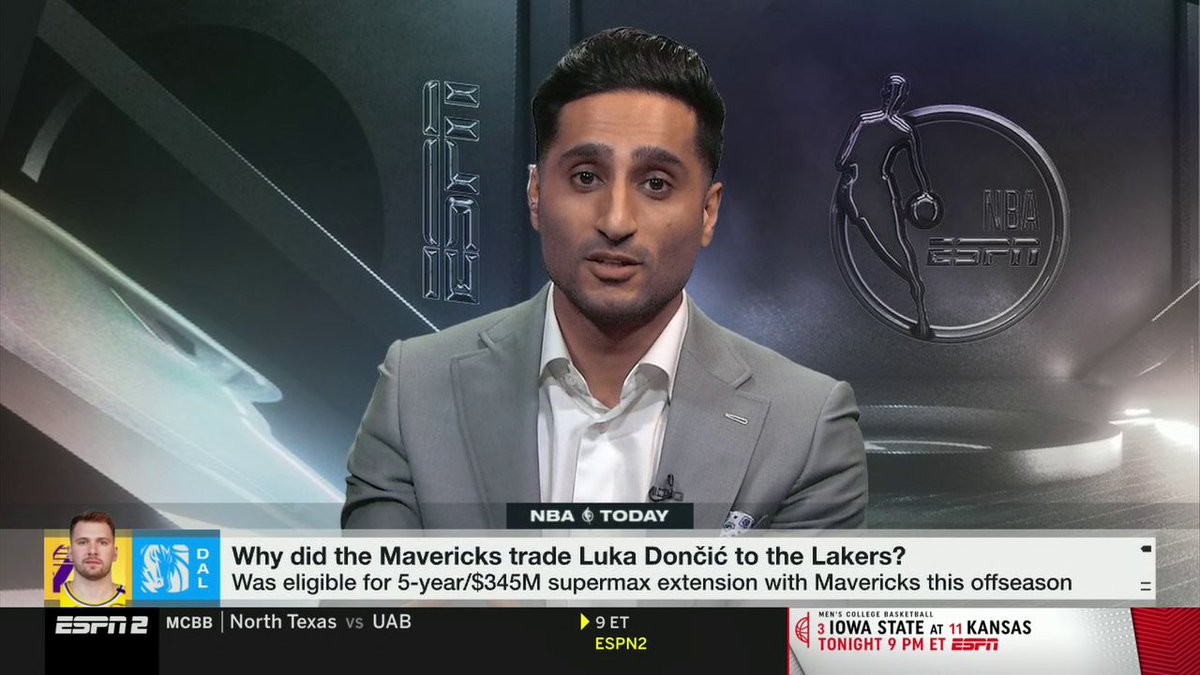 "There was also an element of the Mavericks betting against Luka Doncic." Shams Charania says that the Dallas Mavericks were uncertain about the development of Luka's physical conditioning.