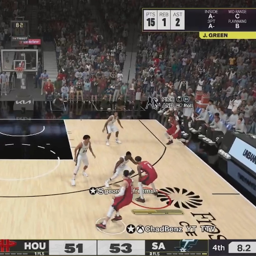 .Chad Benz 🛸 had the PERFECT chance at the buzzer in his first NBA2K Regular Teams match 😩