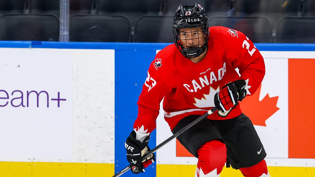 From the backyard in Prince George to the #WorldU17 golden goal and gold at the #HlinkaGretzkyCup, Cameron Schmidt just loves to score. WATCH THE FULL VIDEO ➡️ #BlackHistoryMonth | BC Hockey | Vancouver Giants