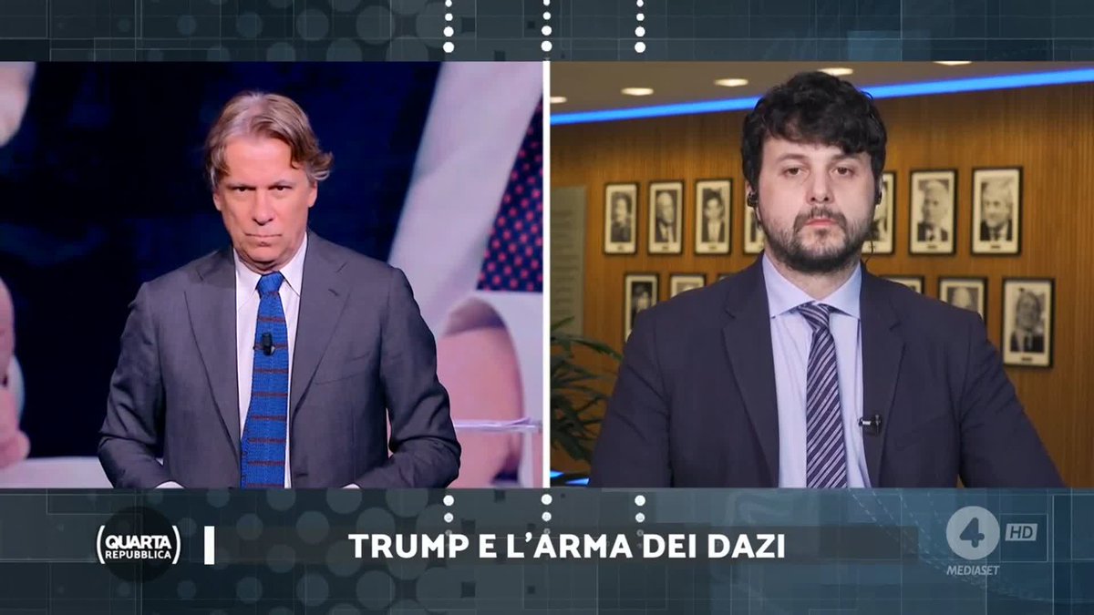 "Penso che l'Europa debba rispondere con il linguaggio della forza." #Benifei #dazi #quartarepubblica