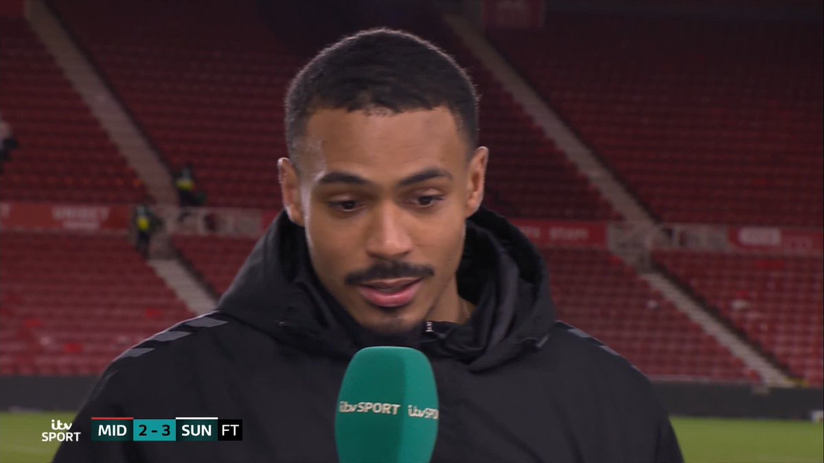 ✍️ "Everything was easy for me to sign that contract because I just love playing here!" 😁 Wilson Isidor was buzzing after Sunderland AFC's win over Middlesbrough #SAFC | Wilson Isidor