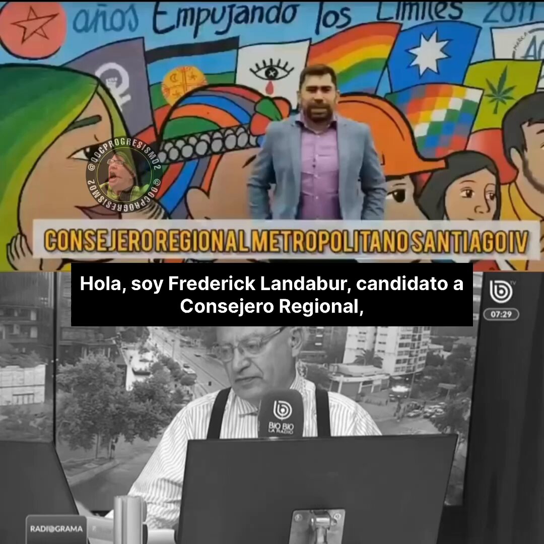 🇨🇱🏳️‍🌈 Detienen por almacenamiento de p*rnografía infantil a Frederick Landabur, director de la fundación LGBT “Chile Diverso” y militante del Partido Socialista. #MileiTeniaRazon