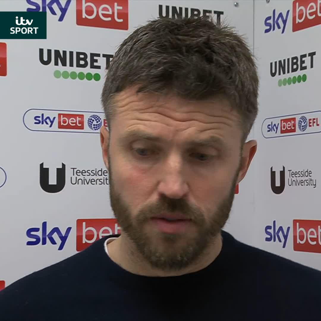 "To lose the game how we have is tough to take." Middlesbrough boss Michael Carrick spoke to @KatieShanahan3 following his side's defeat to Sunderland
