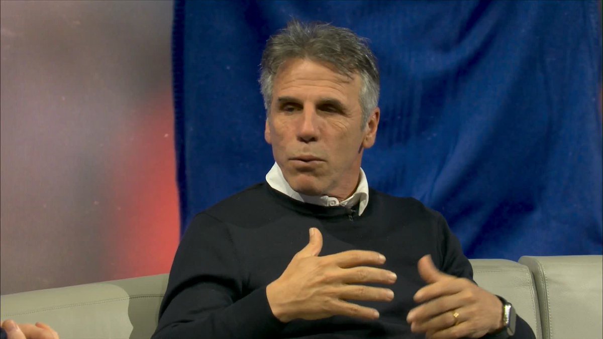 "Ummm...no." Jamie Carragher asks Gianfranco Zola if the game is still producing players that fans are willing to pay to watch 🎟️