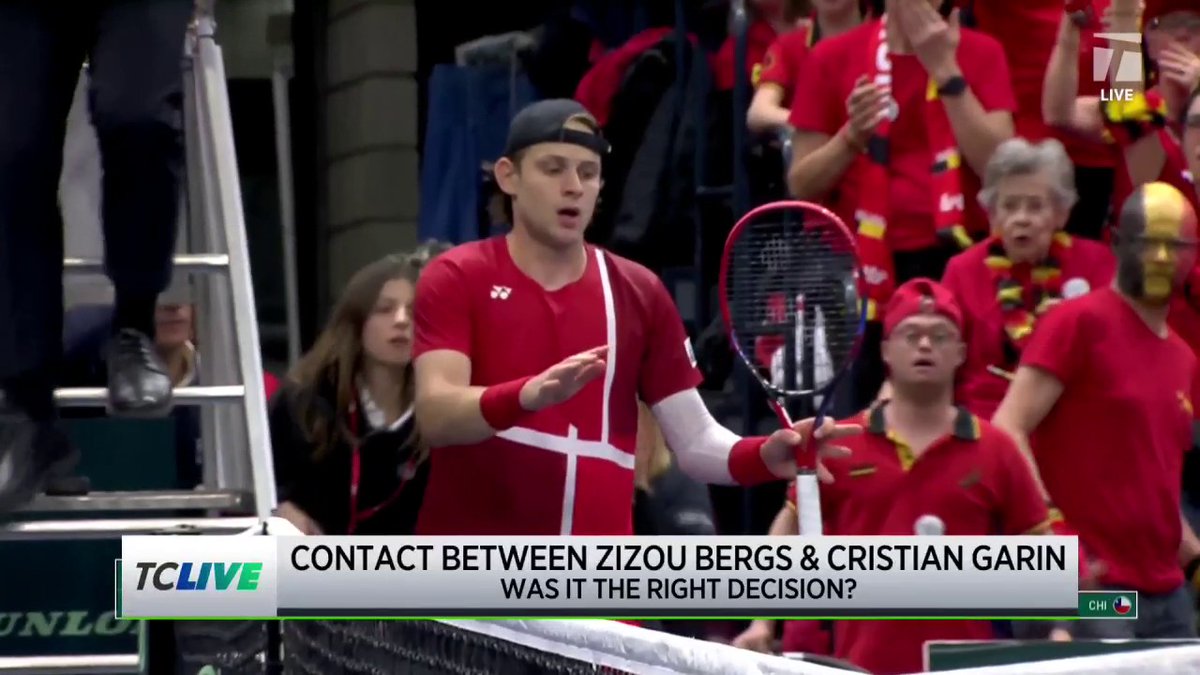 Should Bergs have been defaulted? 💥🤕 #TCLive discuss the crazy incident between Belgium and Chile.