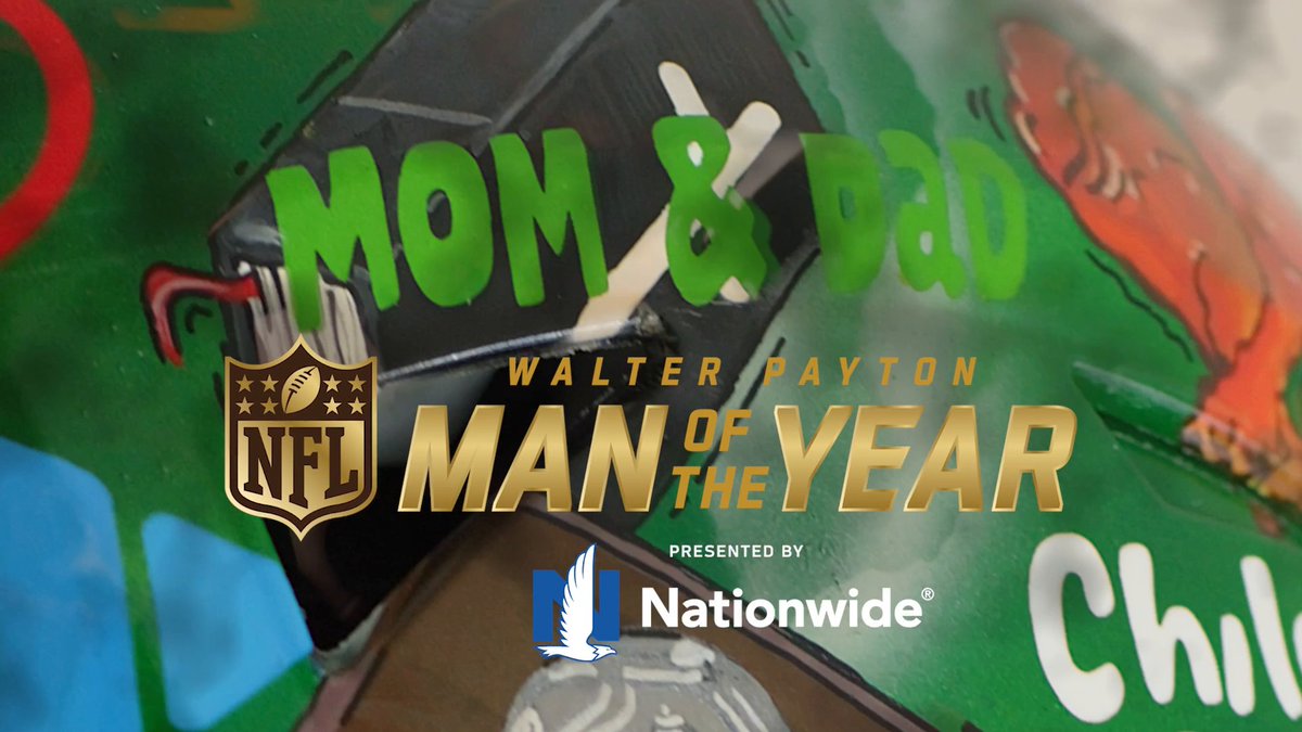 The Walter Payton NFL Man of the Year nominees leverage their experiences to make a difference. Watch Olumide from the Pittsburgh Steelers dedicate this unique helmet to those who inspired his spirit of giving - his parents. #WPMOY