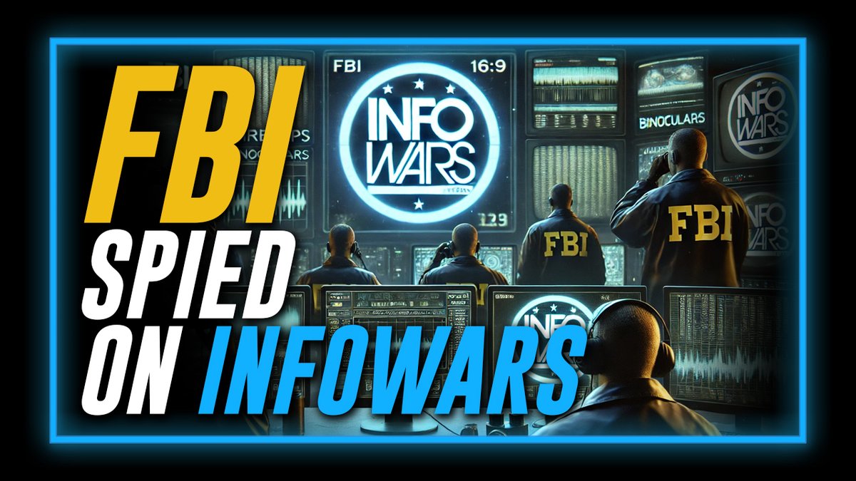 BREAKING EXCLUSIVE: Learn How The Deep State Secretly Labeled Alex Jones As A Terrorist National Security Threat For Decades & Placed Him Under Constant FBI Surveillance » LIVE X STREAM: