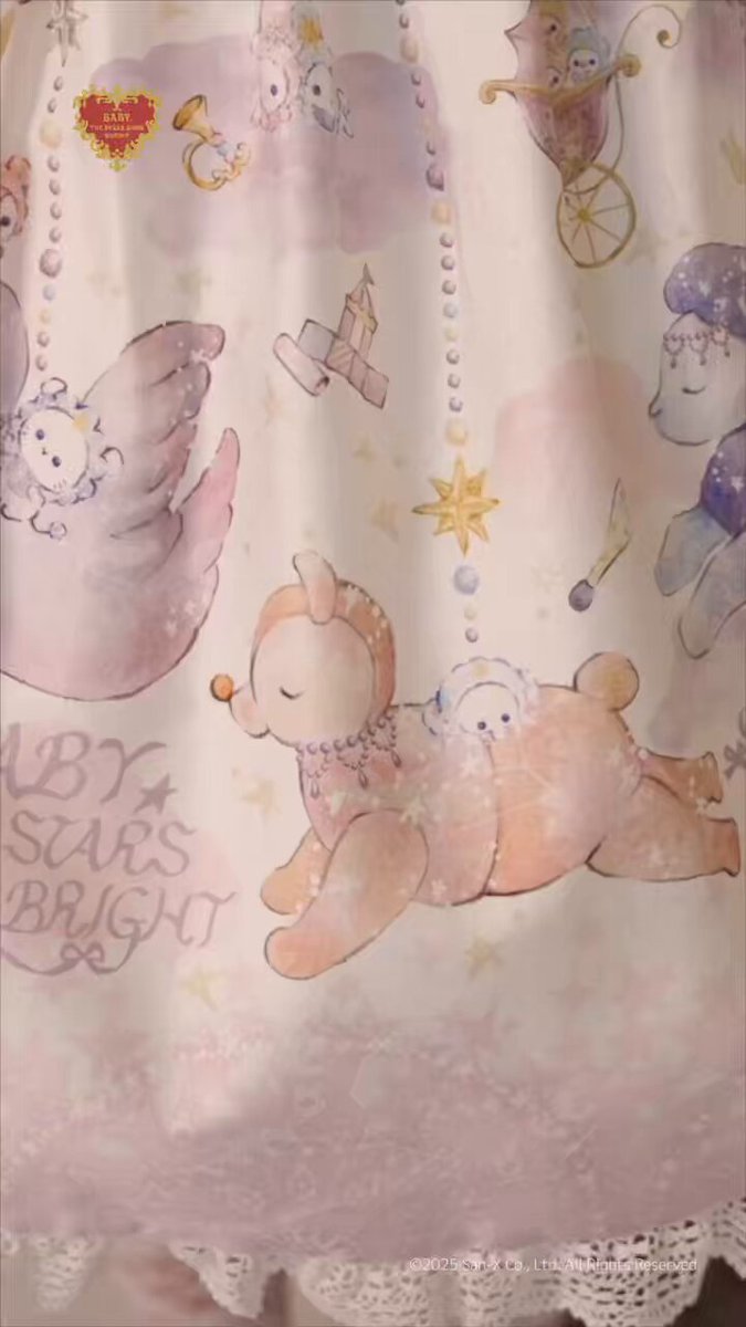 BABY,THE STARS SHINE BRIGHTとセンチメンタルサーカスのコラボレーションが決定しました♥ センチメンタルサーカスのベビーテーマのイラストをもとに、BABY,THE STARS SHINE BRIGHTらしくオリジナルプリントに落とし込んだキュートなシリーズです♥