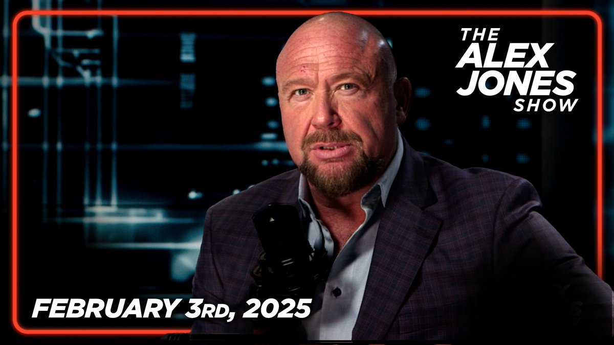 FULL MONDAY EDITION OF THE ALEX JONES SHOW 2/3/25 — Panicked Democrats Have Surrounded The USAID Federal Building In DC In A Desperate Attempt To Stop Elon Musk's DOGE From Exposing Massive Fraud & Money Laundering MUST-WATCH/SHARE! » LIVE X STREAM:
