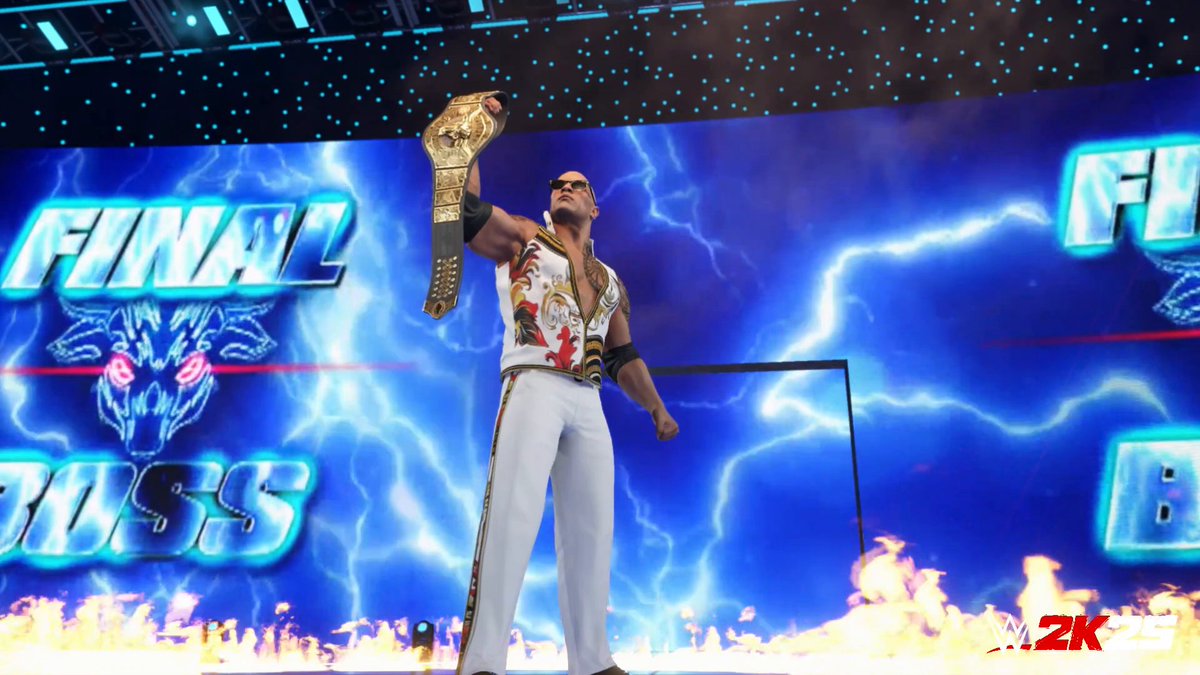 All Levels Cleared...Activating v 10.0...Final Boss...Engaged #FirstLook #WWE2K25 Dwayne Johnson
