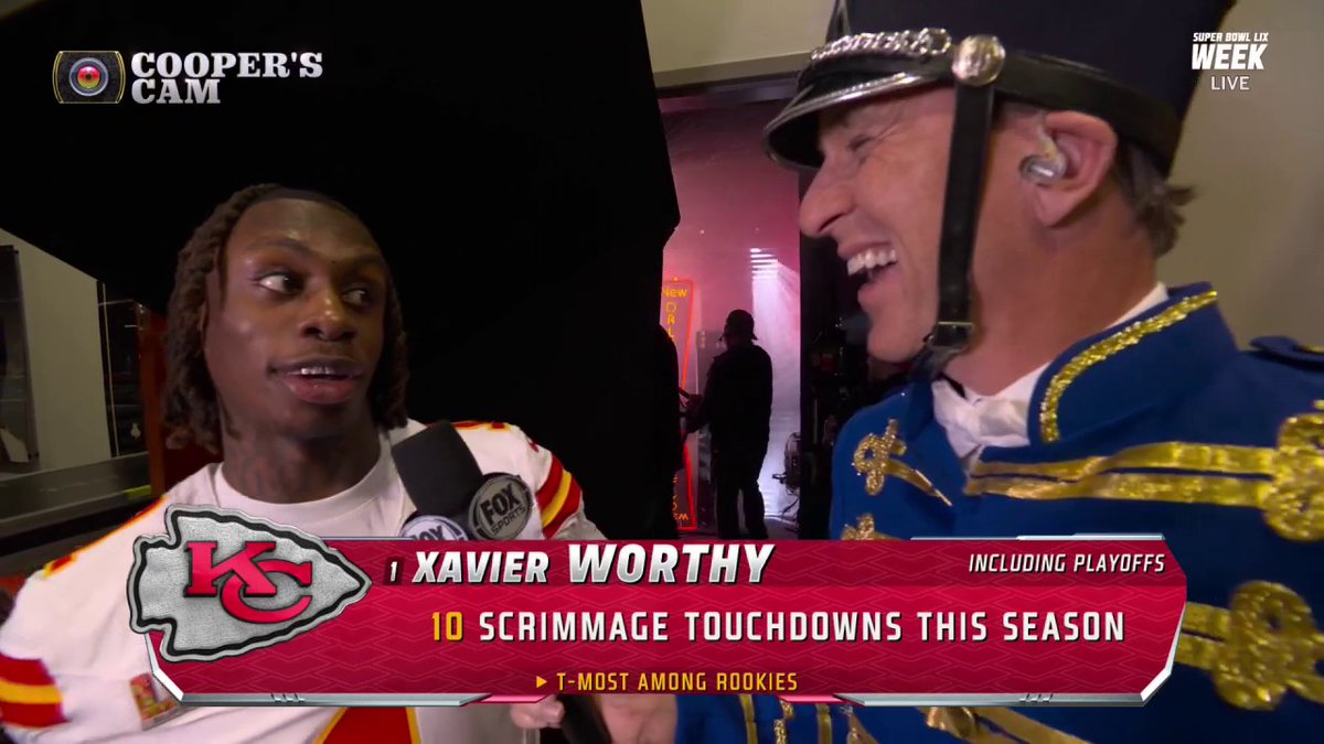 "Arch could probably can get me in a 10. Arch is fast" Xavier Worthy reacts to Cooper Manning telling him that Arch Manning said he could beat him in a 10-yard dash 😂 Do you think he could do it FOX College Football? 🤔