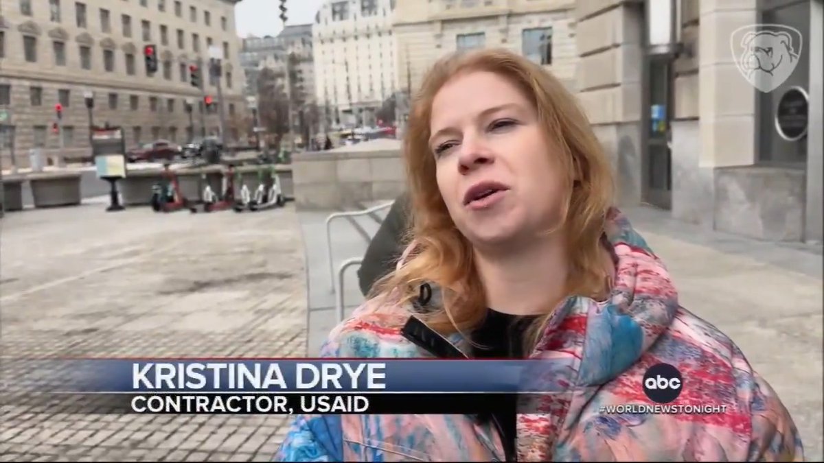 ABC actually aired a USAID employee's description of the scramble as DOGE rolled up to the office, and their hurried removal of woke iconography a la the documents burning scene in Downfall: "Department of Government Efficiency was in the building. We started -- we took down our pride flags, we took down- I took out any books I felt would be incriminating. No one was talking, We heard they started taking transcripts automatically of all of our Google meets. We -- they unplugged the news in the little kitchen galleys. It didn't feel good. And then Saturday, all of the websites went down. And then I lost complete access to my computer."