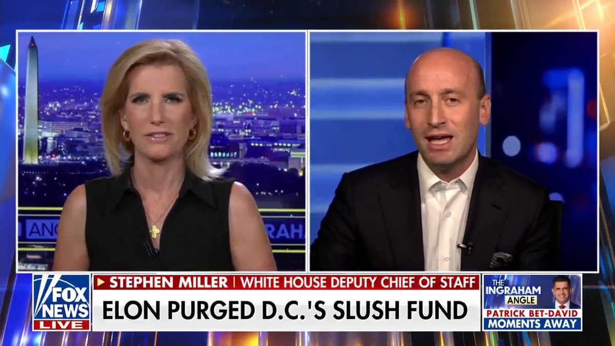 Stephen Miller destroys the swamp at USAID: 'Americans voted for Donald J. Trump, not unelected bureaucrats funneling money overseas.'