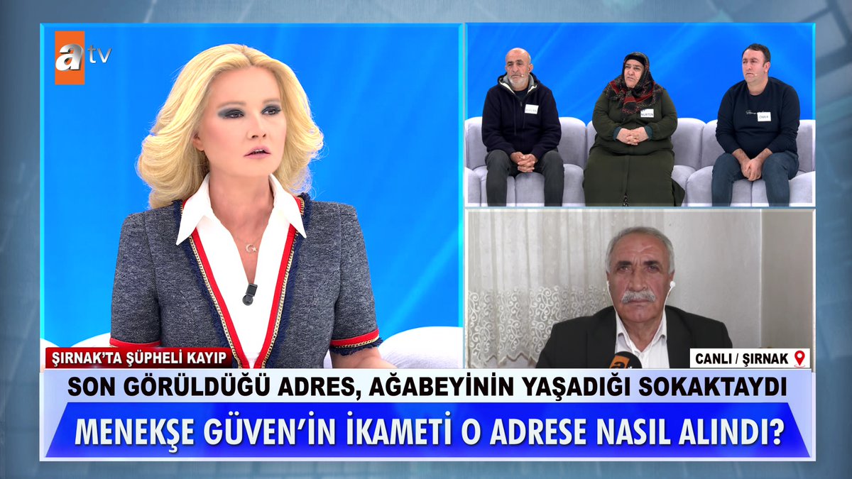 Son görüldüğü adres, ağabeyinin yaşadığı sokaktaydı. Menekşe Güven'in ikameti o adrese nasıl alındı? #MügeAnlıİleTatlıSert #MügeAnlı atv