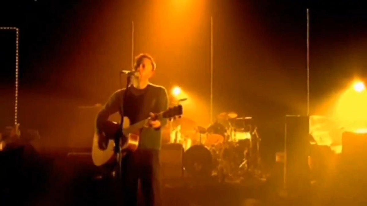 Radiohead How to Disappear Completely (Canal Plus 2001) "That there, that's not me I go where I please I walk through walls I float down the Liffey I'm not here This isn't happening I'm not here I'm not here"