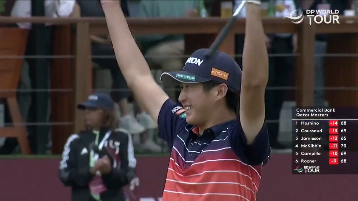 .星野 陸也 Rikuya Hoshino finished birdie-birdie-par to win his first DP World Tour title last year 🏆 #CBQMasters | #TourArchive