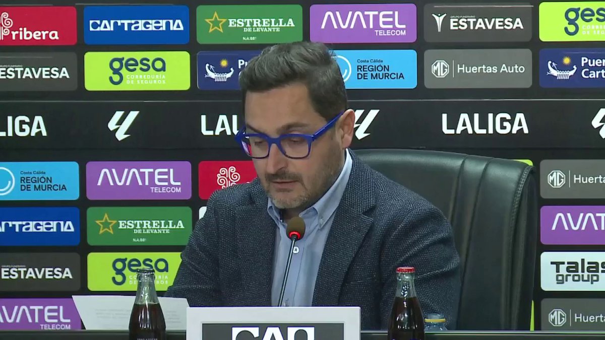 ⚪⚫ El presidente del FC Cartagena comparece ante los medios de comunicación Paco Belmonte: "Durante la última década el FC Cartagena ha sido y sigue siendo el club referente de la Región de Murcia" #La7Deportes #Fútbol