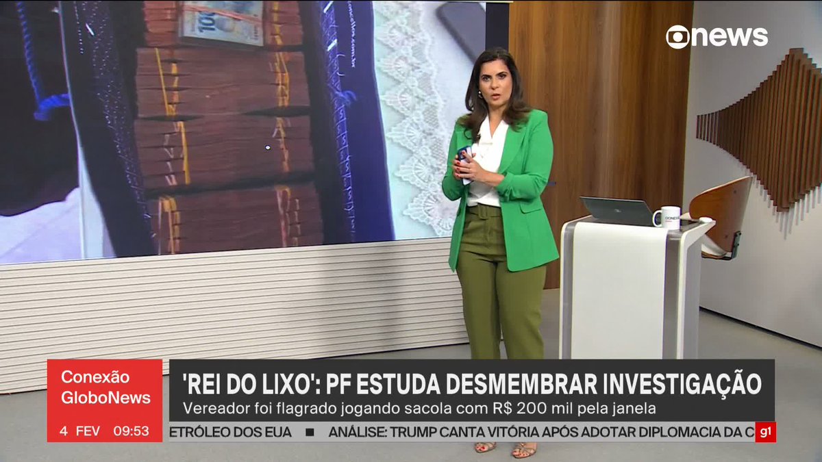 PF estuda desmembrar investigação sobre o "Rei do Lixo". Vereador foi flagrado jogando sacola com R$ 200 mil pela janela. ➡ Assista ao #ConexãoGloboNews: #GloboNews