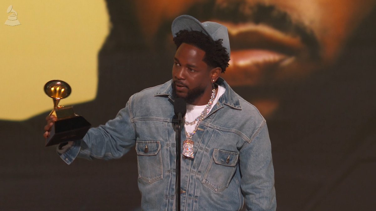 Congratulations Record of the Year winner - "Not Like Us" – Kendrick Lamar 🎶 #GRAMMYs