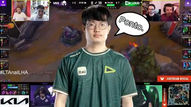 "ROUTE. PONTO." já virou bordão oficial pro ADC da LOUD 🇧🇷, Ilha das Lendas 🏝️? Não se esqueça: a #LTASul volta no próximo domingo, às 13h, com os confrontos decisivos valendo duas vagas na Fase Américas