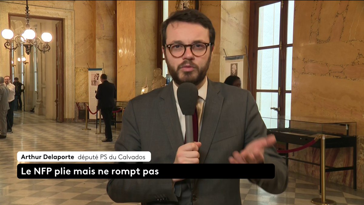 🔴🗣️ "Je n'ai pas à accusé les Insoumis de trahir le NFP quand ils ont décidé de dire que c'était Mélenchon ou rien", se défend le député PS Arthur Delaporte, alors que le parti est accusé par LFI de trahir l'alliance de gauche en ne votant pas la censure du gouvernement.