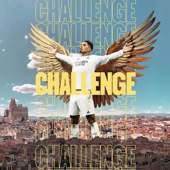 🎨 ¿Listo para expresar tu creatividad? 🏆 ¡Gana premios increíbles! 👇 🎟️ Experiencias VIP en el Bernabéu 🤩 Equipaciones del Real Madrid C.F. 📲 ¡Descarga Adobe Express ahora y deja que brille tu creatividad!