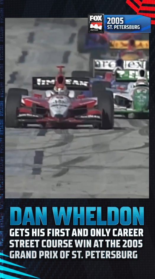 When Dan Wheldon won the 2005 GPSTPETE. NTT INDYCAR SERIES | #INDYCARonFOX