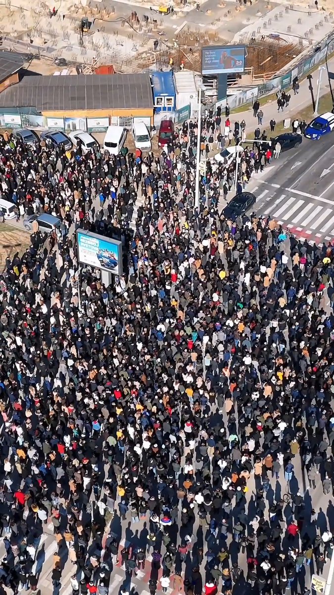 Novi Beograd, Airport City - 04.02.2025. #NoviBeograd #AirportCity #blokade