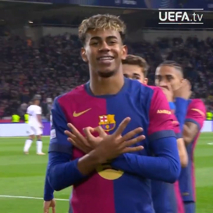 Lamine Yamal just keeps getting better 😮‍💨 #UCL
