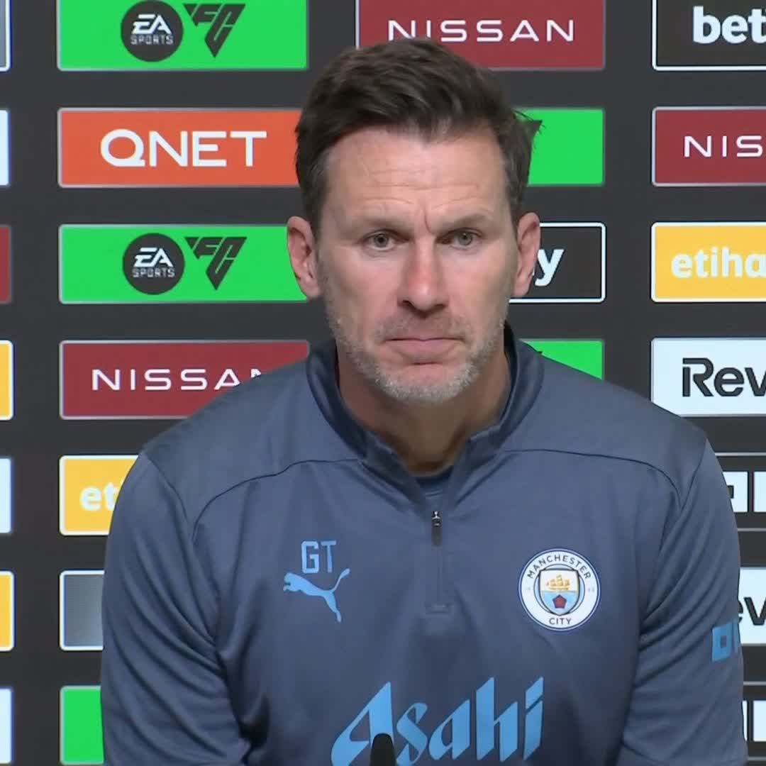 "It's easier said than done." Gareth Taylor says Manchester City don't have the squad depth to be competing in four competitions ❌