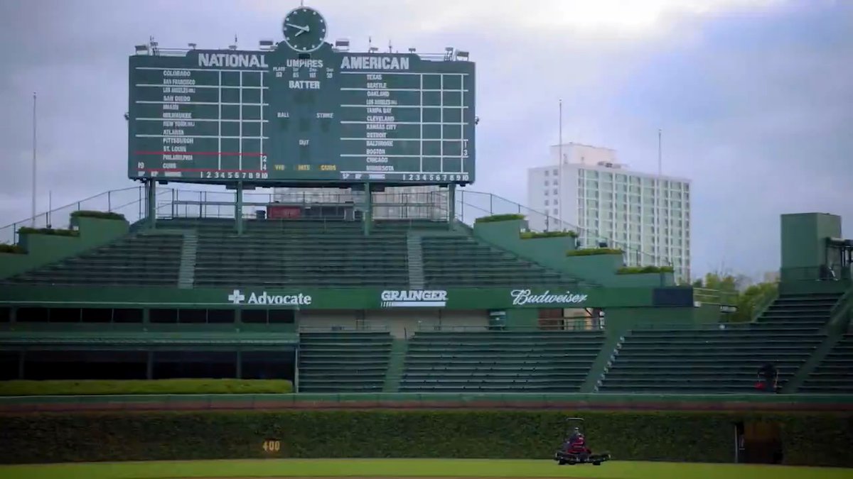 "It's the Mecca of Ballparks." Coming up at 1pm ET/12pm CT, we take a look at "Brick by Brick: The Story of Wrigley Field" 🏟️ 📺 MLB Network