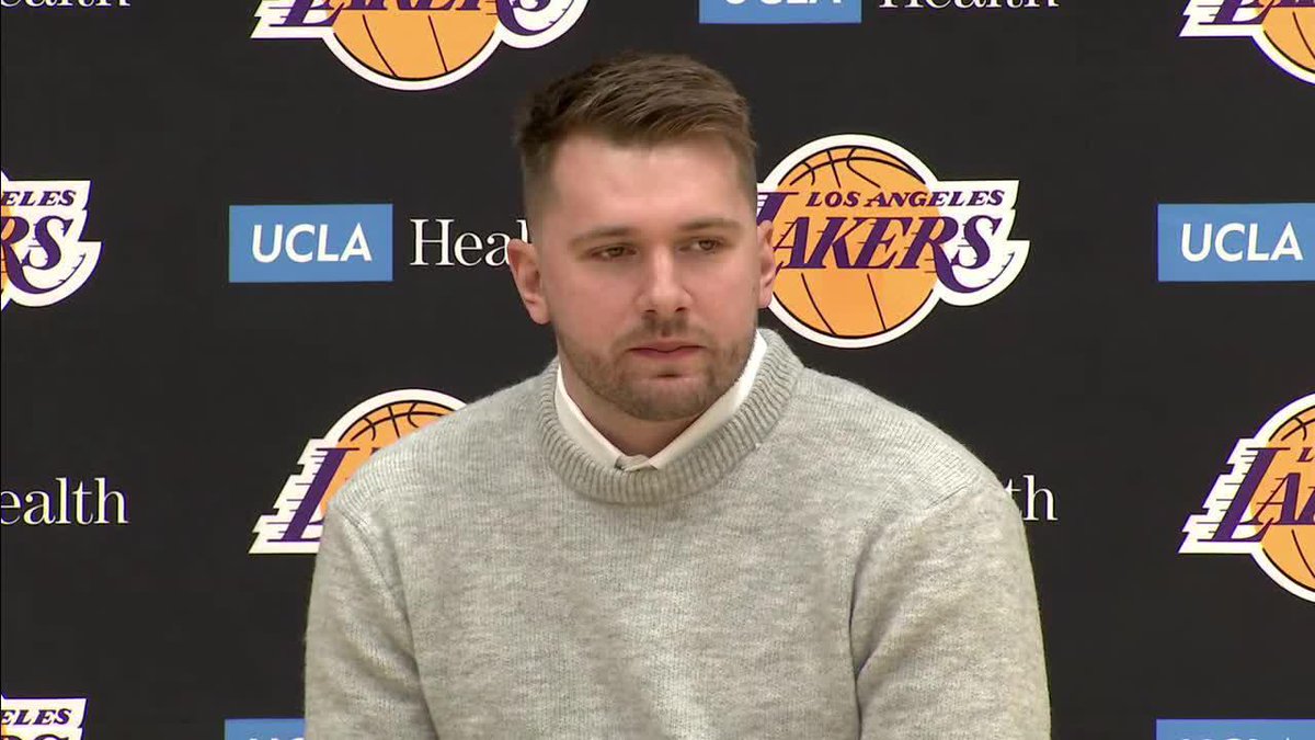 "I get to play in LA ... I got the ocean here — that's a really big thing for me." — Luka on the fresh start with the Lakers 😅